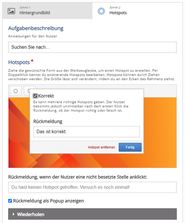 Hotspot erstellen