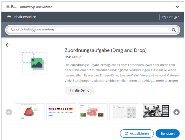 Übersicht über Inhaltstypen
