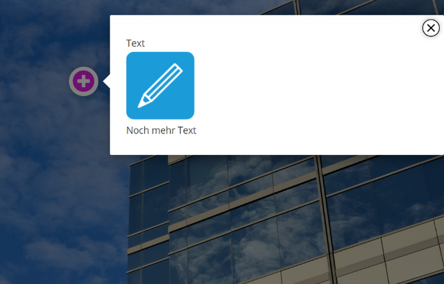Ein Hotspot mit mehreren Items
