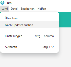Nach Updates suchen
